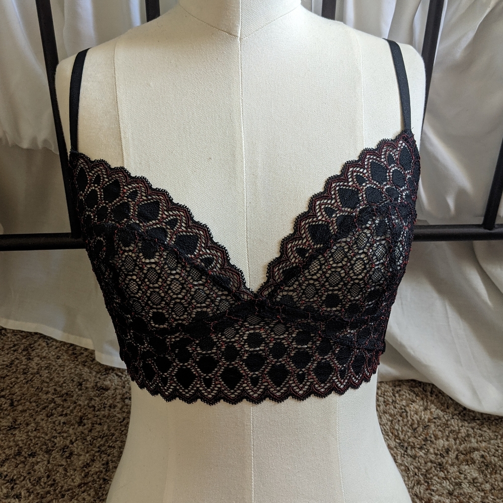 {Kiki De Montparnasse} New Black Rouge Bralette